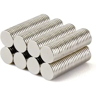 50 Stück starker Neodym-Magnet N42 8 x 1 mm runde Scheiben Supermagnete