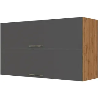 Held Hochschrank Klapphängeschrank Sorrento 100 x 57 x 34 cm Anthrazit