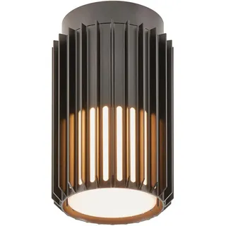 Nordlux Außen-Deckenleuchte Aludra Aluminium 18,8 cm dimmbar schwarz