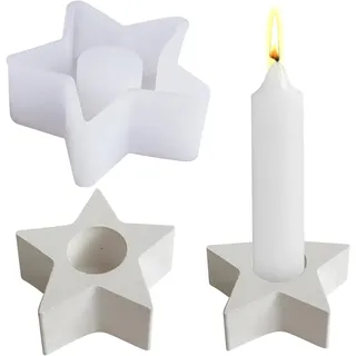 Silikonform kerzenhalter,3D Silikon Gießform Kerzenhalter DIY Kerzenformen Zum Gießen kerzen formen Silikon Kerzenform Selber Machen Set für Kerzenständer Tablett ,Halloween Gießform Kerzenhalter (A)