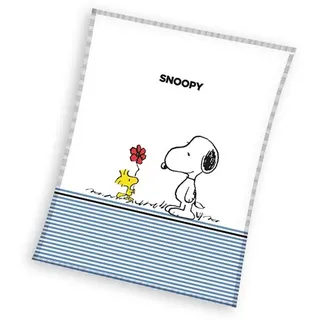 PEANUTS Snoopy Kuscheldecken für Kinder, Kleinkinder, Baby, Mädchen und Jungen - Flauschige Decke für Couch und Bett - Weich Flauschig Kinderdecke - Fleecedecke