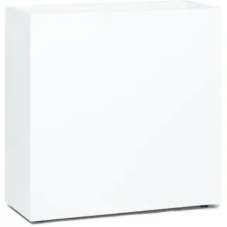 Premium Block Raumteiler - langlebiger Pflanzkübel 40x90x90 cm weiß