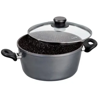 STONELINE 6741, 1,8 l, Anthrazit, Aluminium, Keramik, Gas, Halogen, Induktion, Versiegelte Platte, Glas, 180 °C - Grau