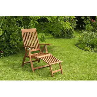 MERXX Relaxsessel »Comodoro«, Holz, BxHxT: 62 x 110 x 63 cm - braun