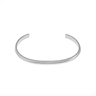 Fossil Herren Armspange Edelstahl silber JF04566040 Größe 18