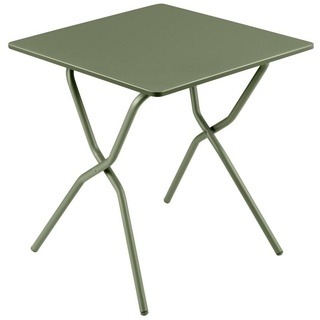 Lafuma Gartentisch Lafuma BALCONY II Tisch 64x70 cm Colorblock Stahl Moss grün klappbar