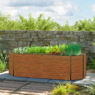 GFP Hobby 264 x 119 x 77 cm Hochbeet, Holzoptik - (GFPV00602)