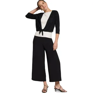 Zero Damen Bolero-Jacke mit 3/4 Arm 36, Black Beauty - 36