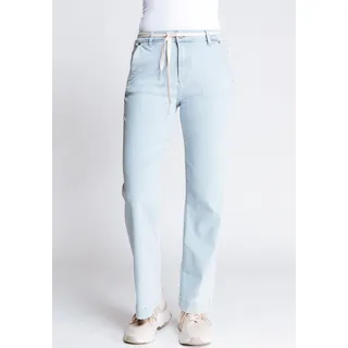 Schlagjeans ZHRILL Gr. 26, N-Gr, blau (light blue) Damen Jeans Röhrenjeans mit Stretch-Anteil