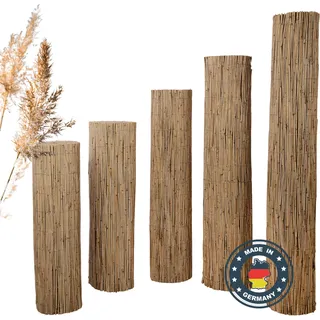 Schilfrohrmatte 1,2 x 6 m Sichtschutz Windschutz für Balkon, Terrasse und Garten