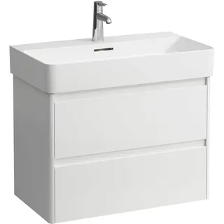 Laufen Waschtischunterschrank 2 Auszüge 40 x 71,9 x 51,5 cm Weiß glänzend