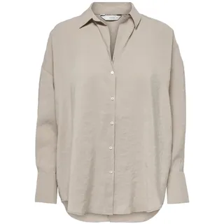 Only Bluse ONLZAZIMA in Silver Mink | Gr.: XS