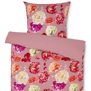 Tchibo - Biber-Bettwäsche - rosa