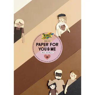 Folia Shades of us Tonpapier A4 20 Blatt 130 g/m2