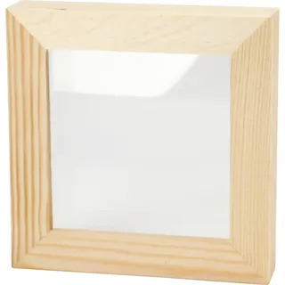 Creativ Company 3D-Rahmen Holz beige 12,3x12,3 cm 1 St.