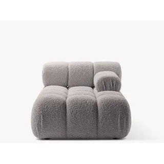 Micadoni Recamiere Bellis, Chaise Longue 1-Sitzer Modul grau