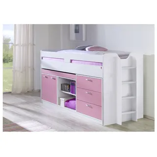 RELITA Hochbett Ponny weiß/rosa