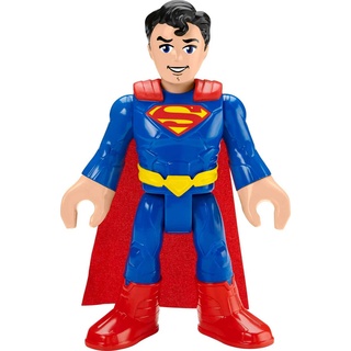IMAGINEXT DC SUPER FRIENDS Superman XL - 25,4 cm große Figur, bewegliche Gliedmaßen, weicher Stoffumhang, für Kinder von 3 bis 8 Jahren, GPT43
