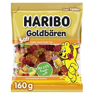 HARIBO Saft Goldbären Fruchtgummi 160,0 g,