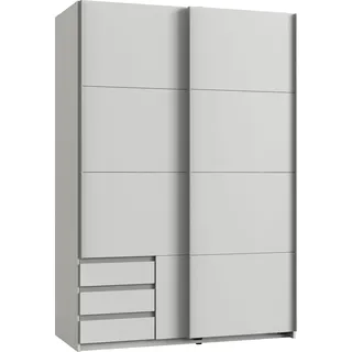 WIMEX Emden 135 x 198 x 64 cm weiß mit Schubladen