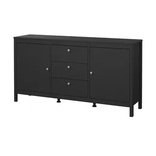 Home Affaire Sideboard Madrid 151,4 x 79,7 x 38,4 cm Schwarz