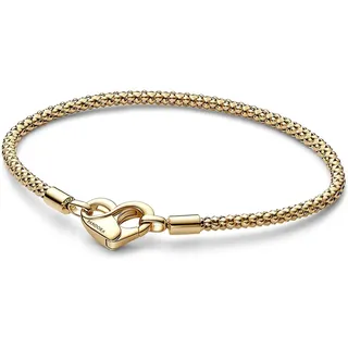 Pandora Moments Studded Chain Armband gold 562731C00-17 Größe 17 cm