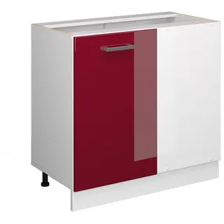 Vicco Eckunterschrank R-Line 86 x 46 x 81,5 cm Weiß
