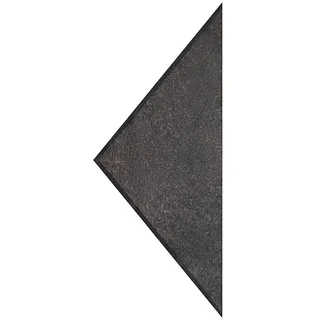 Zwillingsherz Kaschmir-Dreieckstuch in Anthrazit - (L)84 x (B)34 cm