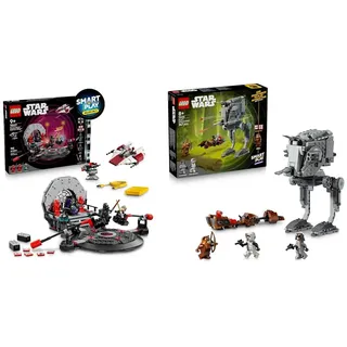 LEGO : A-Wing und das Duell im Thronsaal All-in-1-Set 75427 & AT-ST Angriff auf Endor Kompatibles Set 75424 - Interaktives Spielzeug - Jungen und Mädchen ab 9 Jahren