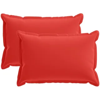 vidaXL Kissenbezug Houten 50 x 70 cm Rot