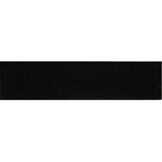 Stufenmatte Gummi schwarz, 25 x 77 cm