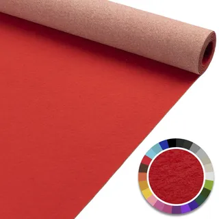 Primaflor Podium Messeteppich 150 x 1200 cm Rot