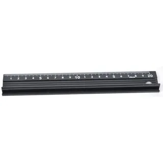 ANKROYU Schneidelineal Dahle 20 cm, Rutschfestes Schneidelineal mit Schutz