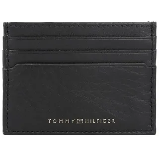 Tommy Hilfiger TH Premium Kreditkartenetui Leder 10 cm black