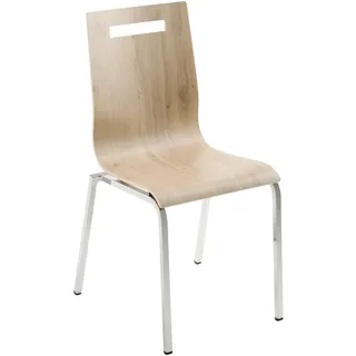Mayer Sitzmöbel Stapelstuhl myLIFE Holz davos-eiche