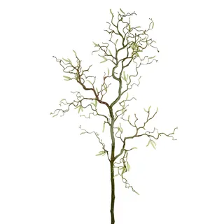Seidenblumen Roß Korkenzieherhasel/Haselnusszweig 100cm PM Kunstzweig künstlicher Zweig Korkenzieherzweig