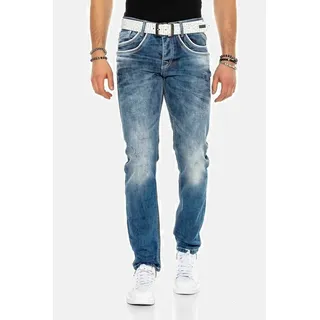 Cipo & Baxx Regular-fit-Jeans Jeans in Regular Fit, C-1127 blau 42