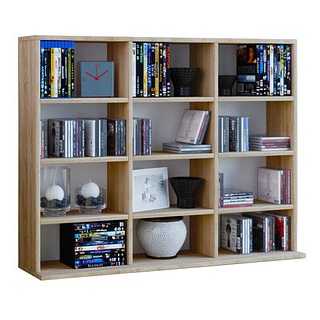 VCM my home Bücherregal Megosa Mini sonoma-eiche 102,0 x 23,0 x 83,0 cm
