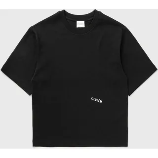 PRINTED TEE - black - S