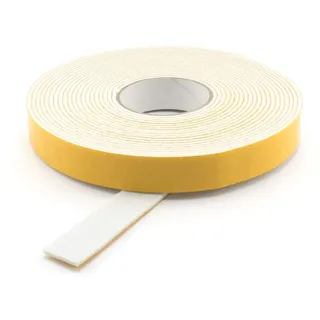 GLEITGUT Filzband selbstklebend Weiss Filzklebeband Meterware 5 Meter Filzstärke:3 mm (Breite 40 mm)