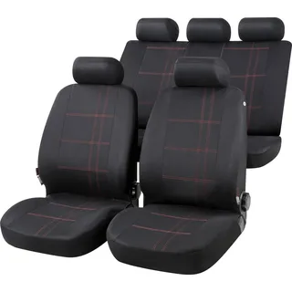 Walser Autositzbezug Nashville Komplett-Set schwarz