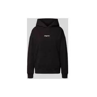 Oversized Hoodie mit Känguru-Tasche Modell 'AVERSA', Black, M