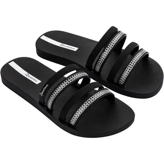 IPANEMA MESH SLIDE II Schwarz/Silber 38