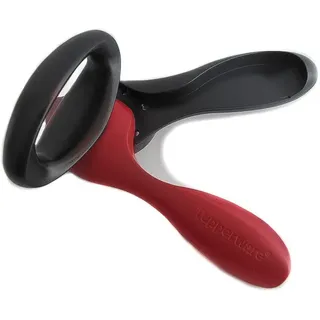 TUPPERWARE Dosenöffner Küchenhelfer Öffner Dosenöffner schwarz-rot