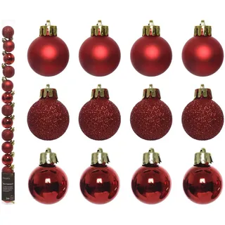 Christmas Decorations 14 Weihnachtskugeln 3cm Kunststoff Christbaumkugeln Set Weihnachtsbaumkugeln