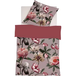 Fleuresse, Bettwäsche, Mako-Satin Bettwäsche Bed Art S Stockport rosa (Bettwäsche Set, 80 x 80 cm, 155 x 220 cm)