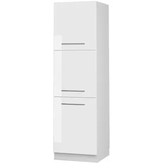 Vicco Herdumbauschrank Fame-Line 60 x 206,8 x 58 cm Weiß