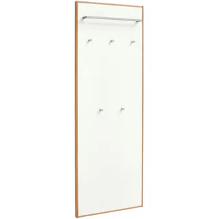 VOSS MÖBEL Garderobenpaneel V100 Weiß, Eiche