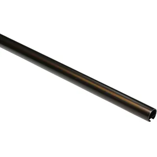 GARDINIA Vorhangstange Innenlauf I 1-läufig Ø 20 mm 200 cm Braun