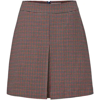 Tchibo - Karierter Webrock - Damen - Gr. 40 - dunkelblau/jacquard
